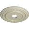 Ekena Millwork Dublin Ceiling Medallion (Fits Canopies up to 5 1/8"), 17 7/8"OD x 3 5/8"ID x 1 1/4"P, Clear Yellow CM17DUCYF - alternate 2
